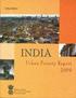 INDIA: URBAN POVERTY REPORT 2009
