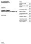 Safety Engineering in SIMATIC S7 SIMATIC. Industrial Software Safety Engineering in SIMATIC S7. Preface. Overview of Fail-safe Systems
