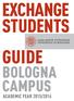 EXCHANGE students GUIDE. bologna