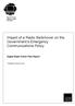 Impact of a Radio Switchover on the Government s Emergency Communications Policy. Digital Radio Action Plan Report