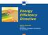 Energy. Efficiency Directive. Marie Donnelly Director DG Energy, European Commission 22 June 2013. Energy