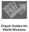 Prayer Guides for World Missions