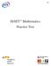 FP1. HiSET TM Mathematics Practice Test