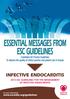 ESSENTIAL MESSAGES FROM ESC GUIDELINES
