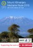 Mount Kilimanjaro Machame Route 2015