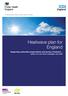 Heatwave plan for England. Supporting vulnerable people before and during a heatwave advice for care home managers and staff