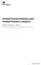 Private Finance Initiative and Private Finance 2 projects: 2015 summary data