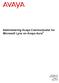 Administering Avaya Communicator for Microsoft Lync on Avaya Aura