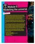 Module 5 Modelling the universe