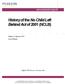 History of the No Child Left Behind Act of 2001 (NCLB)