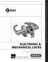 BEST ELECTRONIC & MECHANICAL LOCKS PRICE LIST 62 GSA