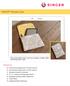 SINGER Notepad Case. Sew up this simple case to carry your notepad, e-reader, tablet and writing tools in style! Shopping List: