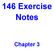 146 Exercise Notes Chapter 3