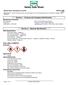 Safety Data Sheet. * * * Section 1 - Product and Company Identification * * *