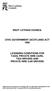 WEST LOTHIAN COUNCIL CIVIC GOVERNMENT (SCOTLAND) ACT 1982 LICENSING CONDITIONS FOR TAXIS, PRIVATE HIRE CARS, TAXI DRIVERS AND PRIVATE HIRE CAR DRIVERS