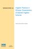 Irrigation Practices in Ethiopia: Characteristics of Selected Irrigation Schemes