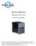 Owners Manual. Refrigerated Air Dryer. HX75 thru HX2400