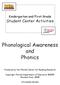 Phonological Awareness and Phonics