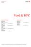 Food & HPC. abc. Food & HPC team. Sector sales