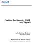 Coding Septicemia, SIRS, and Sepsis