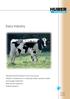 Dairy Industry. The Quality Company Worldwide