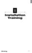 Installation Training