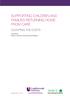 Supporting children and families returning home from care. Lisa Holmes Director, Centre for Child and Family Research