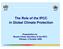 The Role of the IPCC in Global Climate Protection
