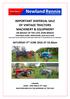 IMPORTANT DISPERSAL SALE OF VINTAGE TRACTORS MACHINERY & EQUIPMENT ON BEHALF OF THE LATE JOHN BREESE POOLFIELD FARM,