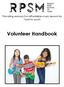 Providing seriously fun affordable music lessons for Toronto youth. Volunteer Handbook