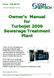 Owner's Manual for Turbojet 2000 Sewerage Treatment Plant