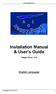 Installation Manual & User s Guide