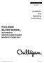 CULLIGAN SILVER SERIES AUTOMATIC WATER CONDITIONER MODELS FROM 2001