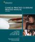 CLINICAL PRACTICE GUIDELINE PROCESS MANUAL