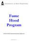 Fume Hood Program 2003-2011. UNH Office of Environmental Health and Safety. All rights reserved.