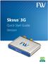 Skyus 3G. Quick Start Guide Verizon
