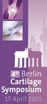 4th Cartilage Symposium