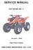 SERVICE MANUAL ATV-50/90/100 Ⅴ HER CHEE INDUSTRIAL CO., LTD. October, 2002. High Power Engine