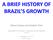 A BRIEF HISTORY OF BRAZIL S GROWTH