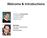Welcome & Introductions