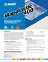 Mapelastic 400. Professional, Liquid-Rubber Waterproofing and Crack- Isolation Membrane