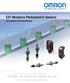 E3T Miniature Photoelectric Sensors