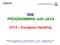 D06 PROGRAMMING with JAVA