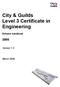 City & Guilds Level 3 Certificate in Engineering