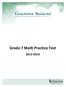 Grade 7 Math Practice Test