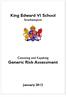 King Edward VI School Southampton. Canoeing and Kayaking Generic Risk Assessment