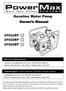 Gasoline Water Pump Owner s Manual