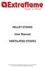PELLET STOVES. User Manual VENTILATED STOVES