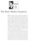 The Basic Market Equation