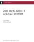 2015 LORD ABBETT ANNUAL REPORT. Lord Abbett Affiliated Fund